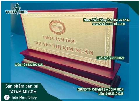 Biển chức danh Ngân hàng nhà nước