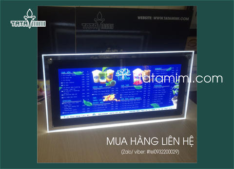 Menu Led để bàn