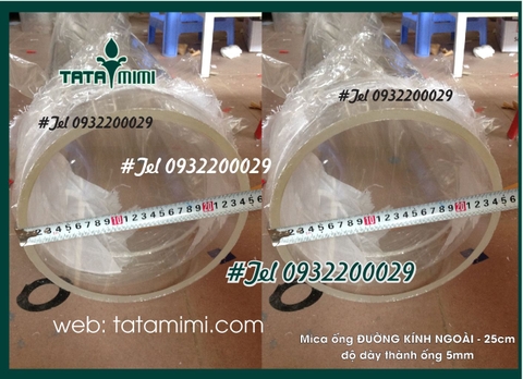 Mica ống Rỗng Đường Kính 250MM-2MM