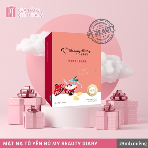 Mặt Nạ My Beauty Diary Tổ Yến Đỏ - Imperial Bird's Nest Mask 8pcs