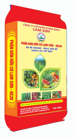 Phân bón hữu cơ Lam Sơn -HC 20