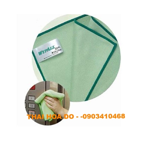 WYPALL Microfiber Microban GREEN 94229 ( khăn lau đa năng có chất kháng khuẩn )