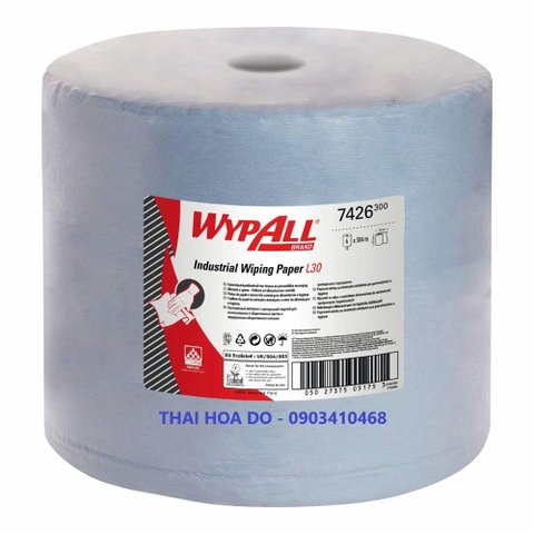 WYPALL L30 Ultra Wipers 74263 (giấy thấm dầu dạng cuộn chuyên dụng trong công nghiệp)