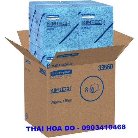 KIMTECH 33560 (Tấm lau thấm dầu kháng hóa chất không sinh xơ sợi bụi)