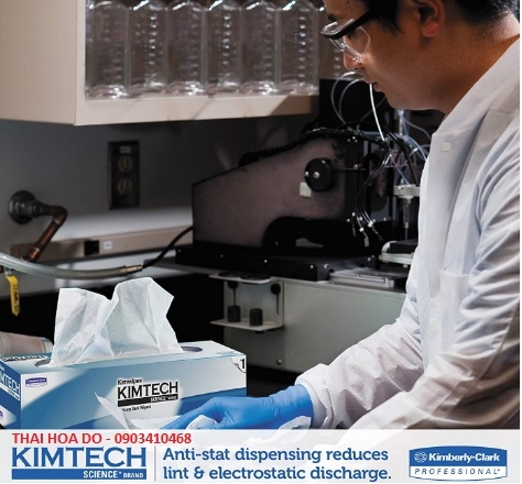 KIMTECH Kimwipes Science Delicate Task 34721 (giấy lau phòng sạch 2 lớp)