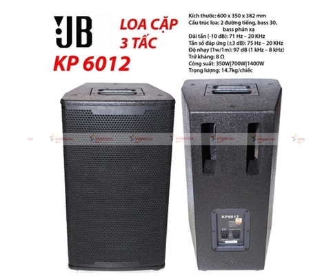 Loa Karaoke Full JB KP6012 (Bass 30 - Hàng nhập khẩu)