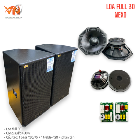Loa Full 30 Nexo (Bass 30cm), 450w, hàng công ty VN PS12VN