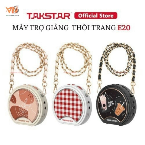 Loa Trợ Giảng Takstar E20 (10W) Pin 10 Giờ, Kèm Micro Có Dây,Thiết Kế Mới