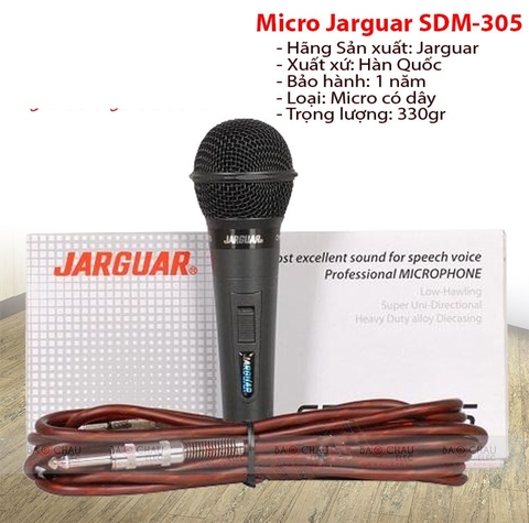 Micro Jarguar SDM 305 Chính Hãng