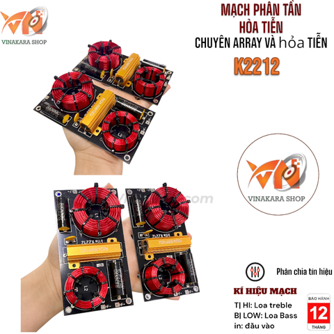 Phân tần hoả tiễn K2212 đôi đơn 30