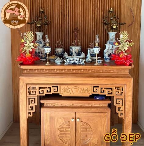 Bàn Thờ Gỗ Gõ BT 3638