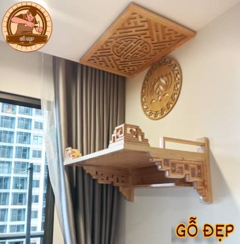 Trang Thờ Treo Tường Gỗ Cao Cấp TT 24