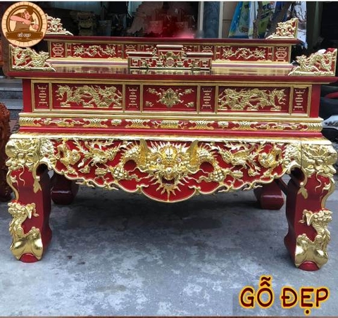 Sập Thờ Sơn Son Thếp Vàng ST 6681