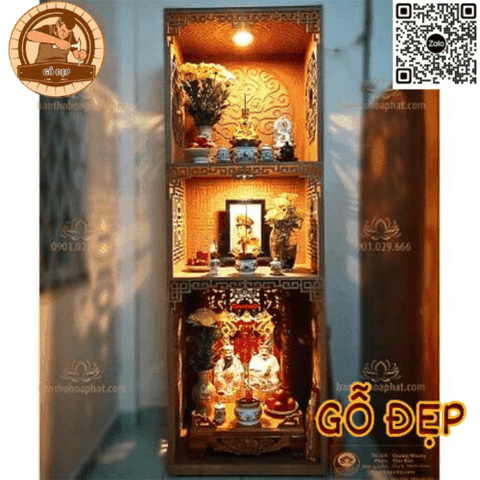 OTT 68 - Bàn Thờ Thần Tài 3 Cấp Hiện Đại