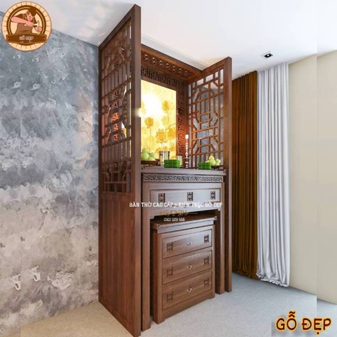 Mẫu Bàn Thờ Đứng Hiện Đại Chung Cư BT 6625