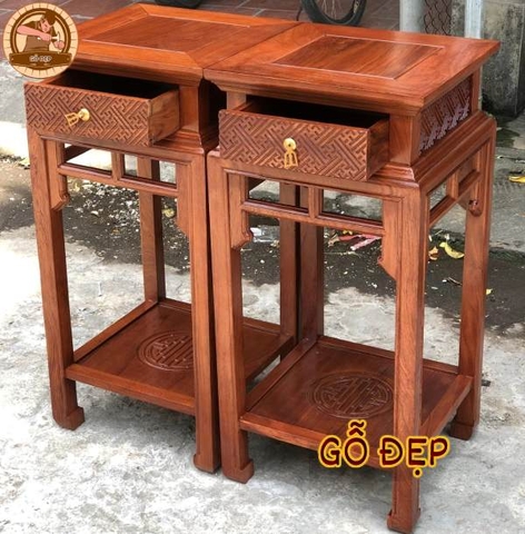 Đôn Gỗ Ngăn Kéo DG 01