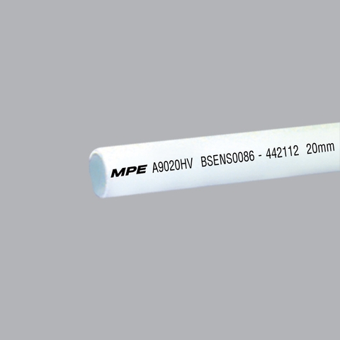 Ống luồn dây điện cứng PVC Ø20mm A9020HV MPE