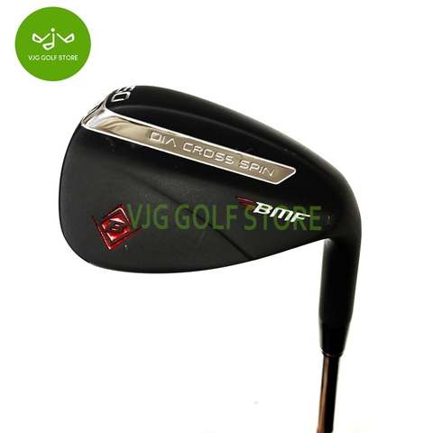 Gậy Golf WEDGE  Golf Partner ,50°/10°BLACK MILLED FACE DIA CROSS SPIN(2022) 50°/10° Steel     New