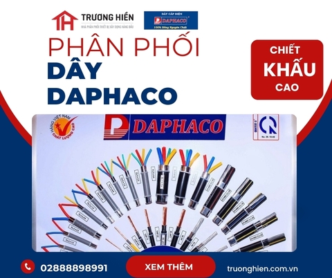Mua Dây Cáp Điện Daphaco Giá Tốt, Chính Hãng Tại Trương Hiền – Giao Hàng Nhanh, Đầy Đủ Chủng Loại