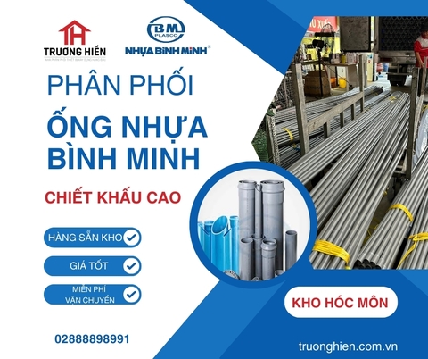 Phân Phối Ống Nhựa Bình Minh Chính Hãng Tại TP.HCM