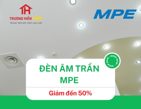 Đèn led âm trần giá rẻ tại TP HCM - Philips, Panasonic, MPE, Dulha,...