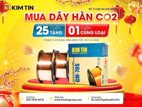MUA DÂY HÀN KIM TÍN CO2 CHÍNH HÃNG – GIÁ SỈ – GIAO NHANH TẠI TRƯƠNG HIỀN