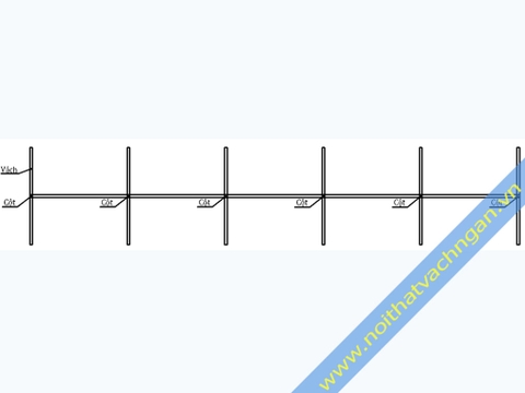 Vách ngăn bàn làm việc gỗ VNB01GG