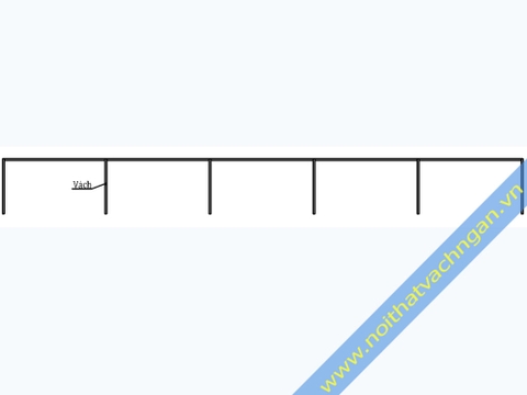 Vách ngăn mặt bàn kính VMB03K6