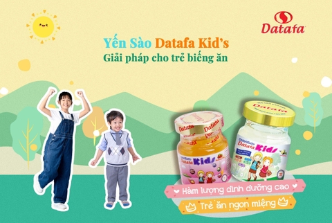 BÉ BAO NHIÊU TUỔI CÓ THỂ DÙNG YẾN SÀO DATAFA KID'S ?