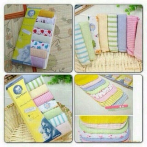 Set 8 khăn mặt Gerber