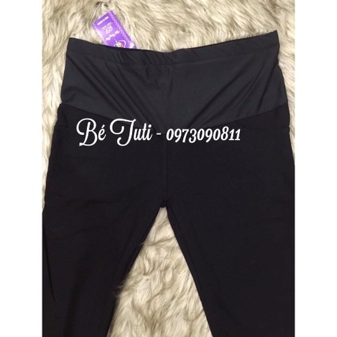 Quần legging bầu đáp cạp