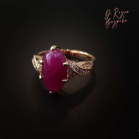 NHẪN RUBY VIÊN CHỦ CỦA KHÁCH