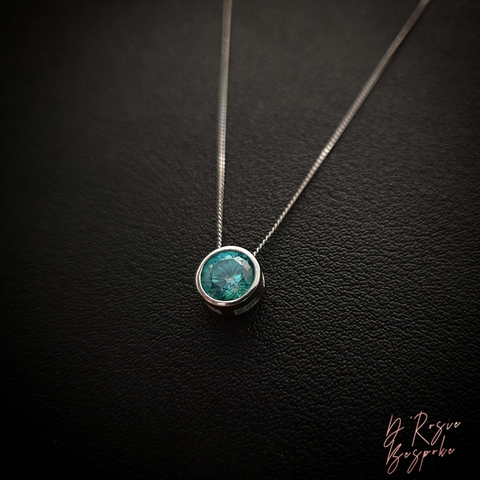 DÂY CHUYỀN CLASSIC VÀNG TRẮNG 10K- SWAROVSKI CZ MINT