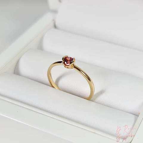 NHẪN CLASSIC 2 - SWAROVSKI DARK RED