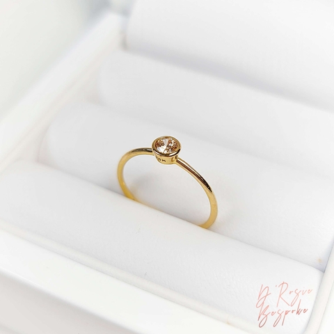 NHẪN CLASSIC 1 - SWAROVSKI FANCY YELLOW