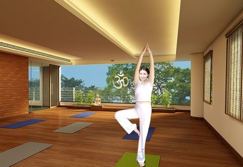 Bộ quần áo yoga Ba lỗ trắng hoa gấu Lynk's Clothes