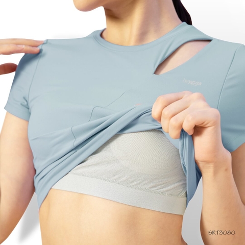 Bra được tich hợp sẵn bên trong Áo tập croptop SRT3080 beYoga