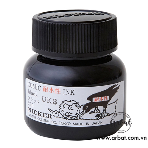 Mực vẽ manga Nicker Waterproof Ink