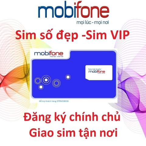 Sim số đẹp Mobifone - Sim VIP