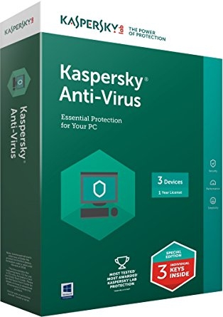 Phần mềm diệt virus Kaspersky Antivirus (KAV) 3 User