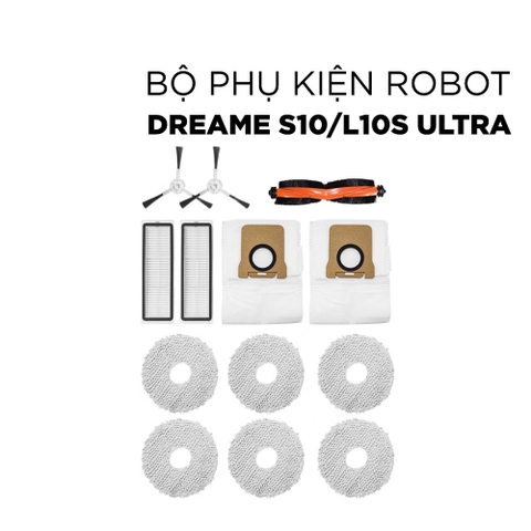Bộ phụ kiện thay thế Robot hút bụi L10s Ultra,S10 Pro