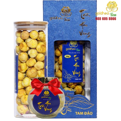 Trà hoa vàng Goldhea Tea hộp 50gr