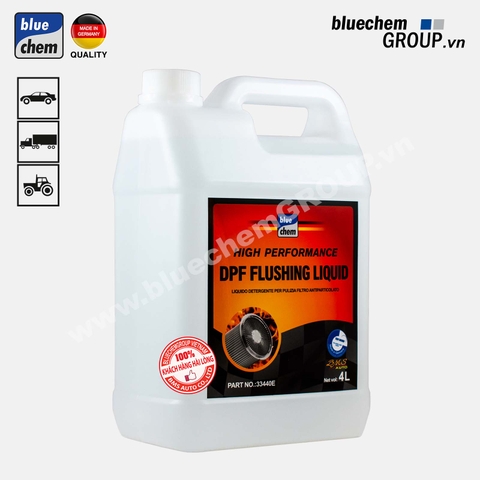 Dung dịch bluechem Làm sạch Bầu lọc muội khí thải Diesel (DPF Flushing Fluid) 4L