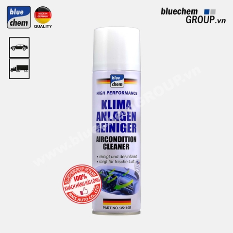 Dung dịch bluechem Vệ sinh giàn lạnh điều hòa (Klima Anlagel Reiniger - Air Condition Cleaner) 250ml