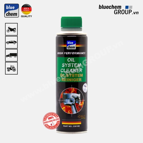 Dung dịch bluechem Vệ sinh Hệ thống bôi trơn bên trong động cơ (Oil System Cleaner) 250ml