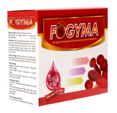 Fogyma hộp 8 vỉ x 5 ống