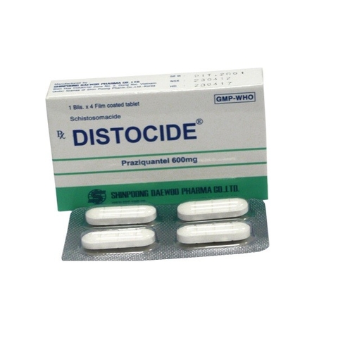 DISTOCIDE (Praziquantel 600mg) - THUỐC TRỊ GIUN SÁN