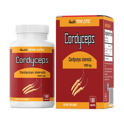 Đông trùng hạ thảo nhập khẩu Cordyceps 1000mg