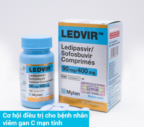 Ledvir 90mg/400mg lọ 28 viên