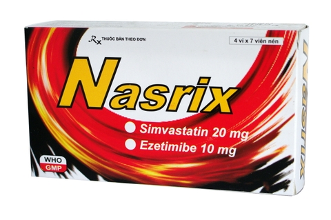 Nasrix ( simvastatin 20mg/ ezetimibe 10mg)